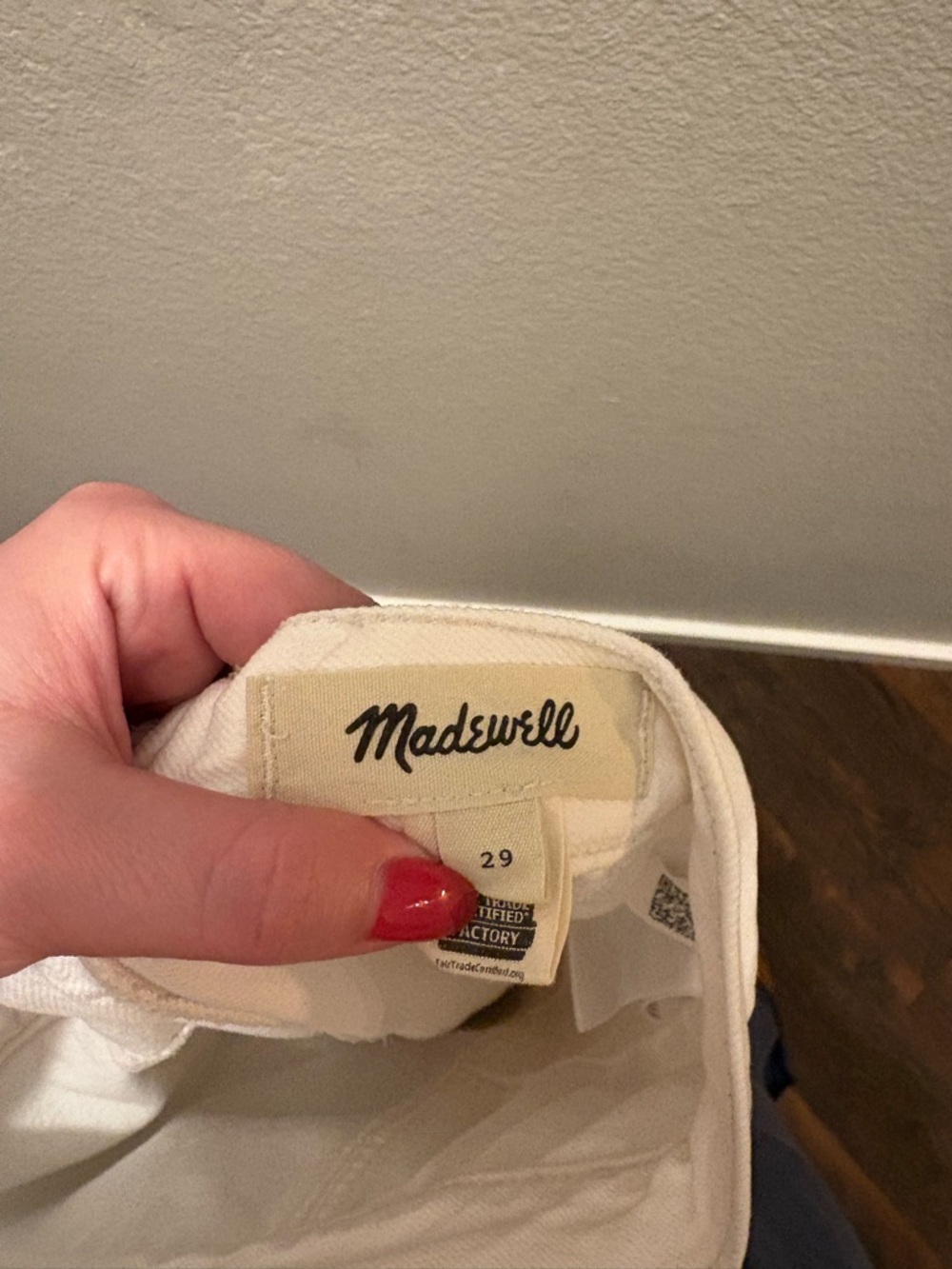 Madewell Airy Denim Slip Midi Skirt Size 29 - Picture 3 of 3